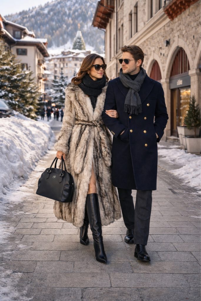 elegáns téli divat Jeanette Style táska